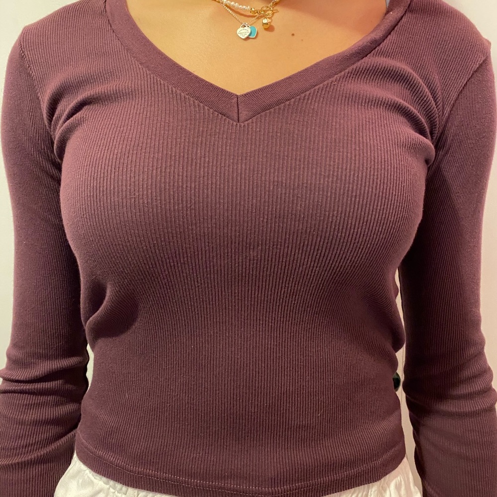 Purple Brandy Melville Long Sleeve
